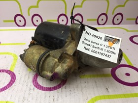 Motor de Arranque Opel Corsa C / Suzuki Swift III 1.3 70Cv de 2006 - Ref OEM :  0001107437